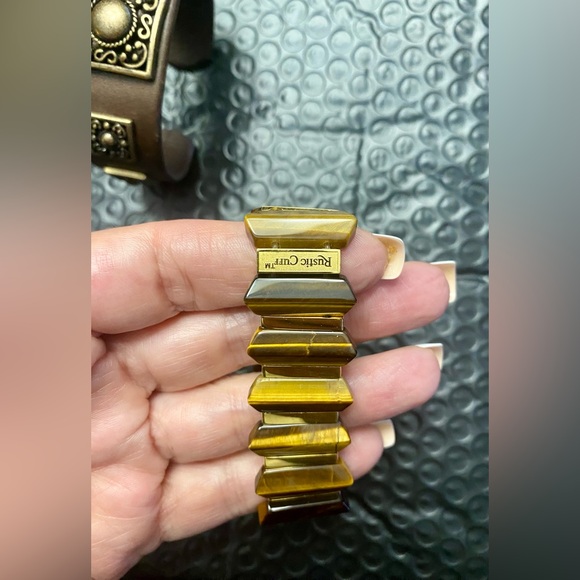 Rustic Cuff Brown & Gold Bracelet Bundle - Picture 5 of 8